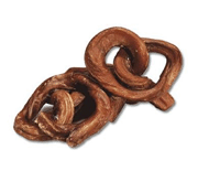 Bull Pizzle Pretzels for Dogs from True Chews, USA (3.5'' Width; 2-Pack)