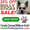 20% Off Bully Sticks Sale!